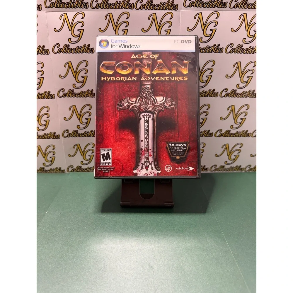Age of Conan Hyborian Adventures PC DVD 2008 Complete with Manual and Slipcover